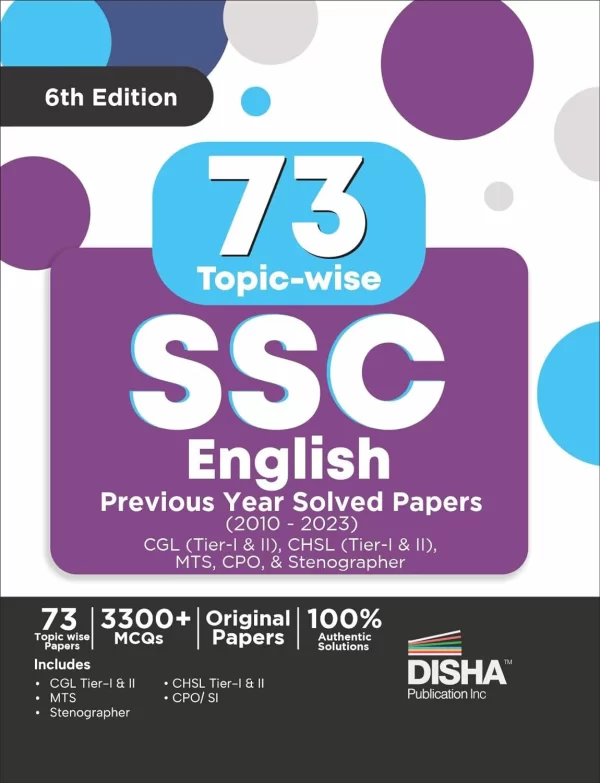 SSC English Solved Paper