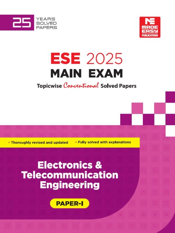 ESE 2025 Mains Electronics Engineering Vol 01