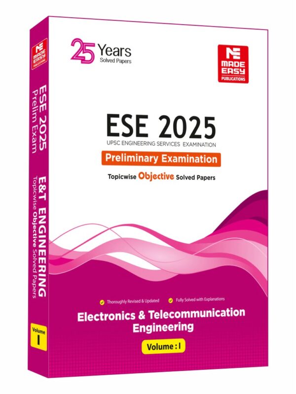 ESE 2025 Objective Electronics Engineering Volume 01