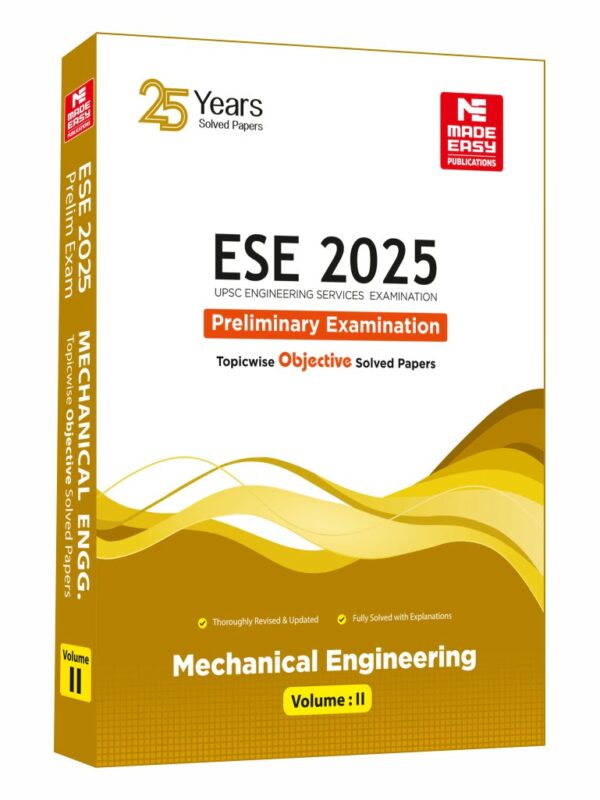 ESE 2025 Objective Mechanical Engineering Volume 02