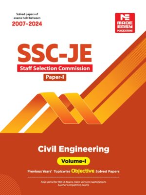 Made Easy SSC JE 2025 Civil Engineering Volume 01